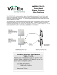 Wi-Ex YX039-PCS-CEL network antenna