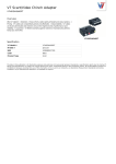 V7 Scart/Video Chinch Adapter