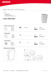 Katrin 953951 waste basket