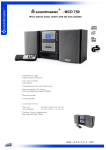 Soundmaster MCD 750 home audio set