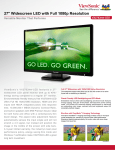 Viewsonic LED LCD VX2703MH-LED