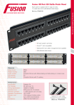 FUSION Electronics T70-2172 patch panel