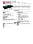 Altronix R2416ULCB Proprietary Power Supply - Rack-mountable - 110 V A