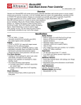 Altronix MAXIMAL3RD power distribution unit PDU