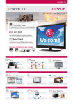 LG 22LT380H 22" HD-Ready Black LED TV