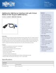 Tripp Lite NetDirector USB Server Interface Unit with Virtual Media & CAC Support (B064-Series)