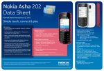 Nokia Asha 202 2.4" 90g