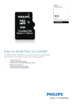 Philips Micro SD cards FM08MD35B