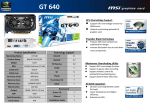MSI V275-042R NVIDIA GeForce GT 640 2GB graphics card