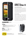 Otterbox HTC One X Commuter