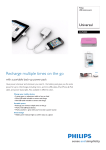 Philips USB battery pack DLP4000