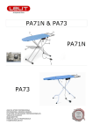 Lelit PA71N ironing board