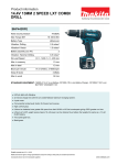 Makita BHP442RFE cordless combi drill