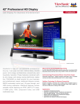 Viewsonic VT4236LED 42" Full HD Black LED TV