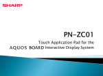 Sharp PN-ZC01 input device accessory