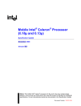 Intel Celeron 850 MHz
