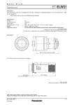 Panasonic ET-ELW21 projection lense