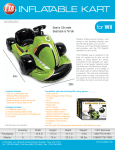 CTA Digital Inflatable Racing Kart for Wii