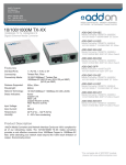 Add-On Computer Peripherals (ACP) 1000Base-TX(RJ45) to 1000Base-XU(ST), 1310/1550nm