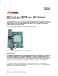 IBM Flex System FC3172 2-port 8Gb FC Adapter