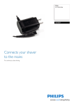 Philips AC mains plug HQ1007