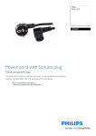 Philips Power cord HD5087