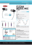 Cellular Line Clear Music Mic