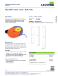 Velcro Fastener wrap