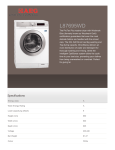 AEG L87695WD washer dryer