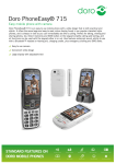 Doro PhoneEasy 715gsm 103g Black