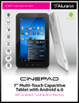 Aluratek CINEPAD 7 4GB Black