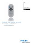 Philips Remote control for micro system CRP624