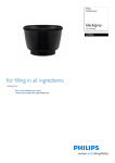 Philips Food processor bowl CRP203