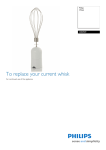 Philips Daily Collection Blender whisk accessory HR3929