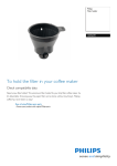 Philips Filter holder HD5039