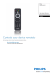 Philips Remote control for blu-ray player CRP639