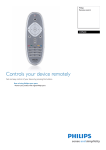 Philips Remote control CRP600