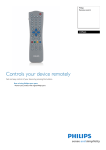 Philips Remote control CRP665