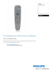 Philips Remote control RC4718