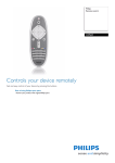 Philips EcoLine remote control CRP601