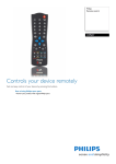 Philips Remote control CRP657