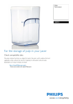 Philips Juicer pulp container HR3913