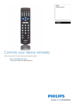 Philips Remote control CRP667