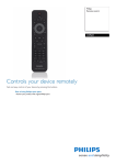 Philips Remote control for home theater CRP651