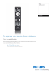 Philips Remote control for home theater RC4739