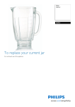 Philips Aluminium Collection Blender jar RI2933