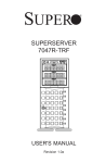 Supermicro SuperServer 7047R-TRF