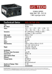 MS-Tech MS-N750-VAL power supply unit