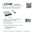 InLine 33394C drive bay panel