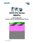 SATO 2" x 2" Direct Thermal